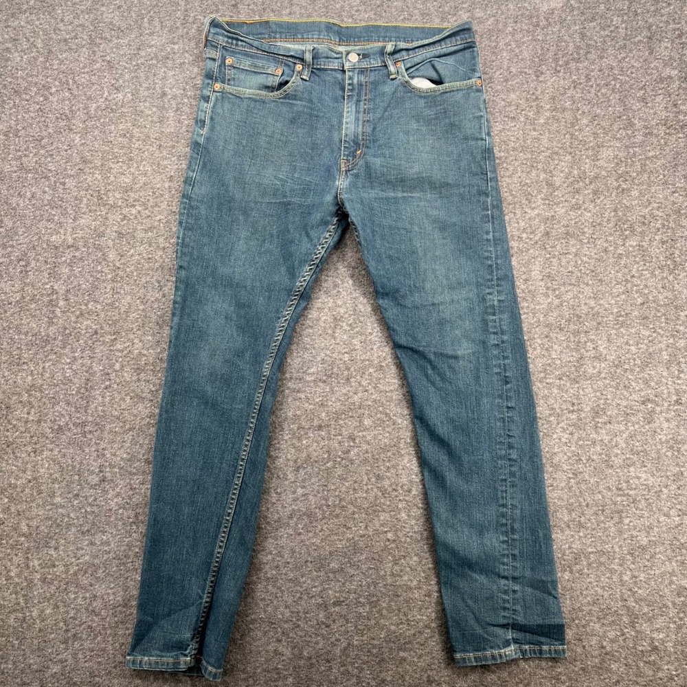 Levis 508 Regular Taper Fit Jeans Mens 36 Medium Wash Blue Denim Pants